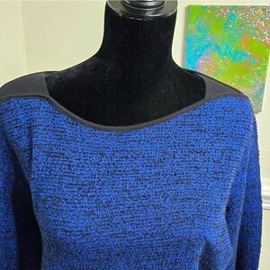NWOT.  Blue Sweater with Sweet Buttons